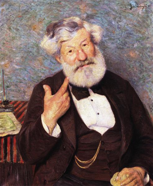 Portrait of the Doctor, 1881 - Федерико Дзандоменеги