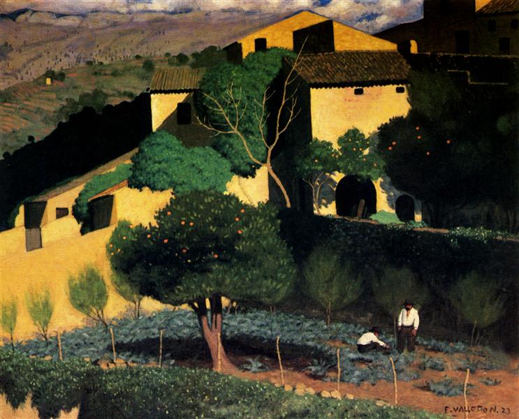 Landscape in Cagnes, 1923 - Феликс Валлотон