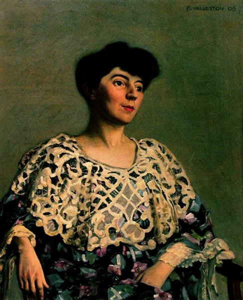 Marthe Mellot (wife of Alfred Natanson), 1906 - Феликс Валлотон