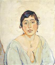 Portrait of a Woman - Ferdinand Hodler