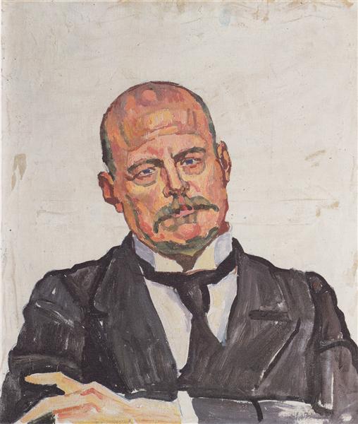 Portrait of Georges Navazza, 1916 - Фердинанд Ходлер