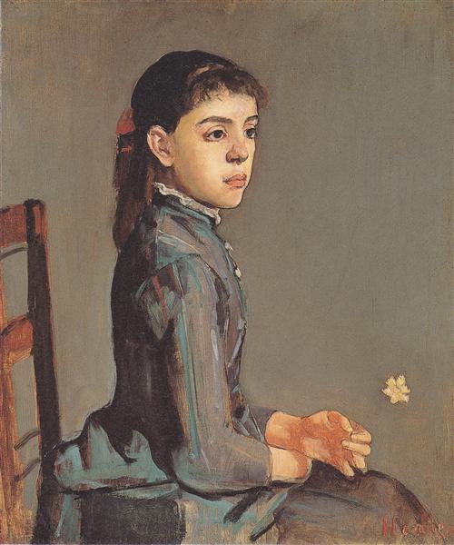 Portrait of Louise Delphine Duchosal, 1885 - Ferdinand Hodler
