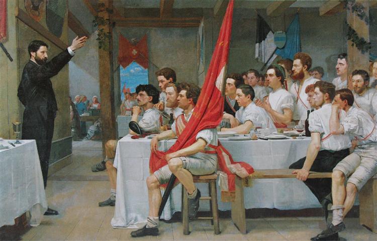 The Turner Banquet, 1878 - Фердинанд Ходлер
