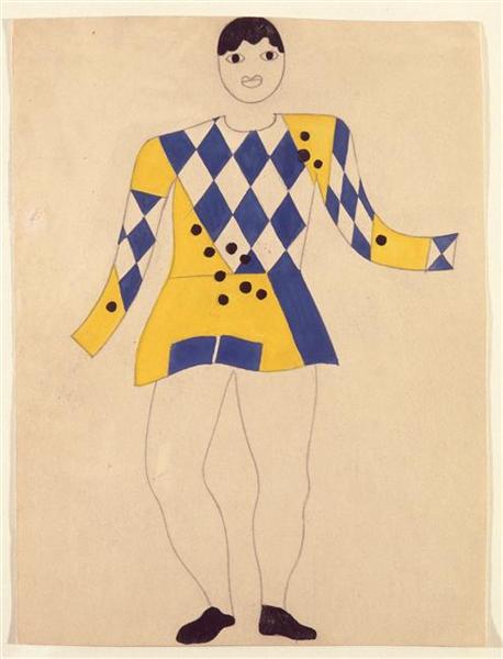 Draft costume (Front), 1929 - Fernand Leger - WikiArt.org