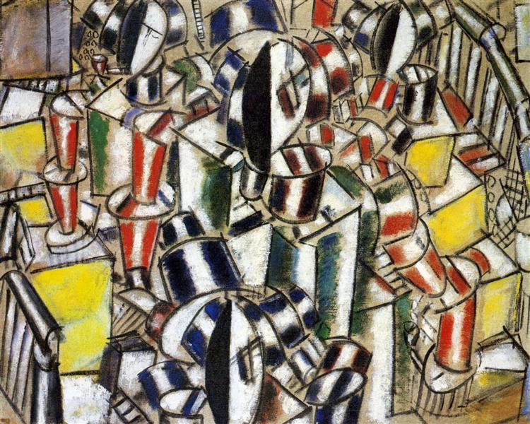 Staircase 19, 1914 - Fernand Leger