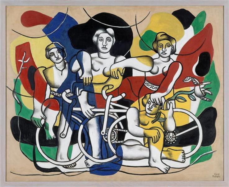 The four cyclists - Fernand Leger
