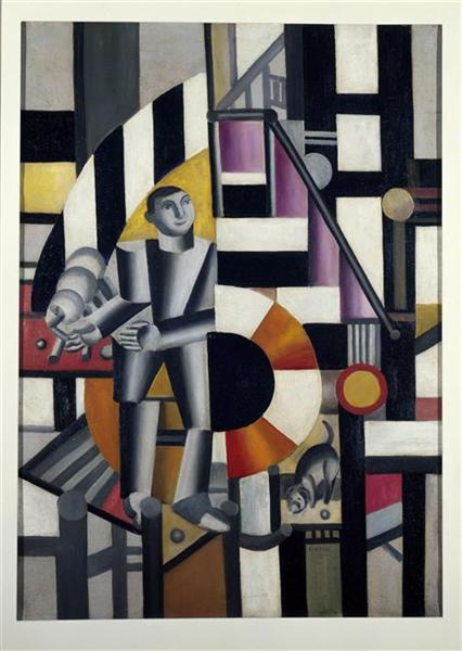The man with the pipe, 1918 - Fernand Léger