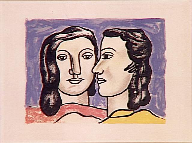 The two faces, 1951 - Fernand Leger