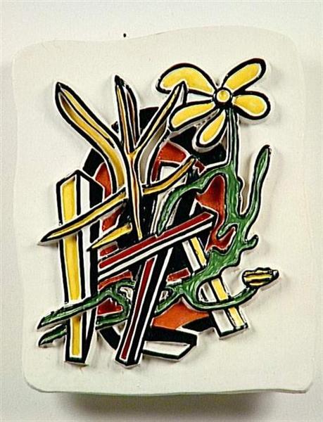 The yellow flower - Fernand Leger