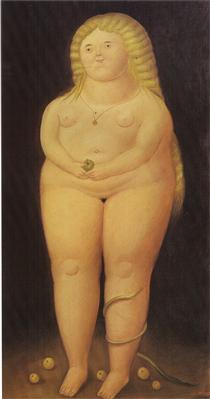 Adam and Eve (Eve) - Fernando Botero