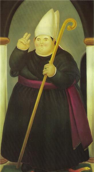 Bishop, 1982 - Fernando Botero