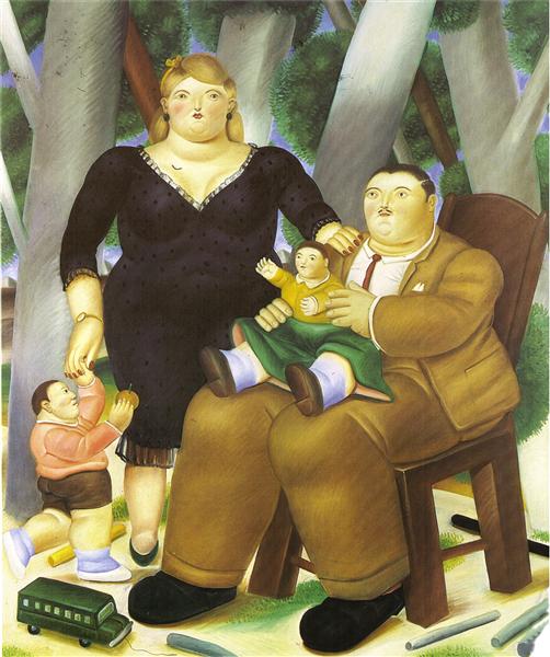 Family, 1983 - Fernando Botero