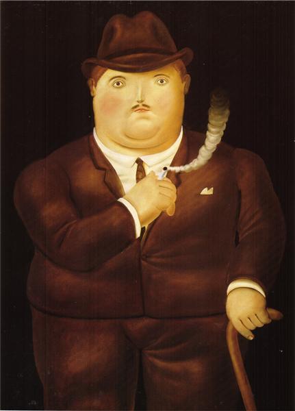 Man in a Tuxedo, 1980 - Fernando Botero