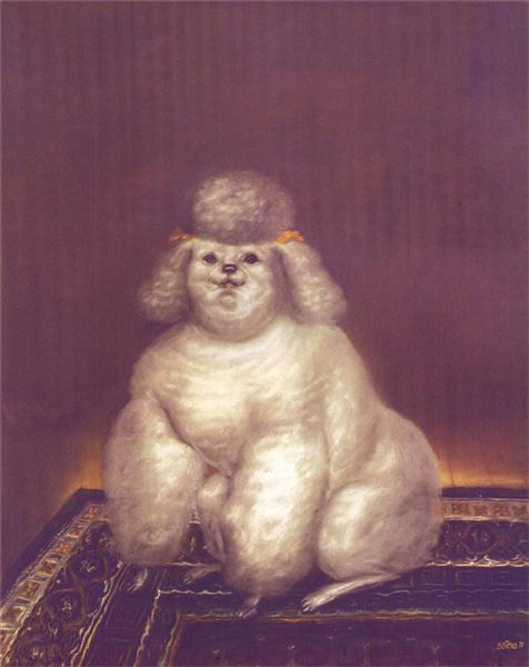 Poodle, 1971 - Fernando Botero