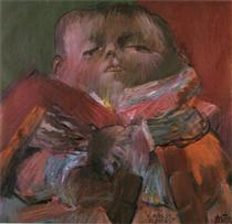 Vallecas the Child (after Velázquez) - Fernando Botero