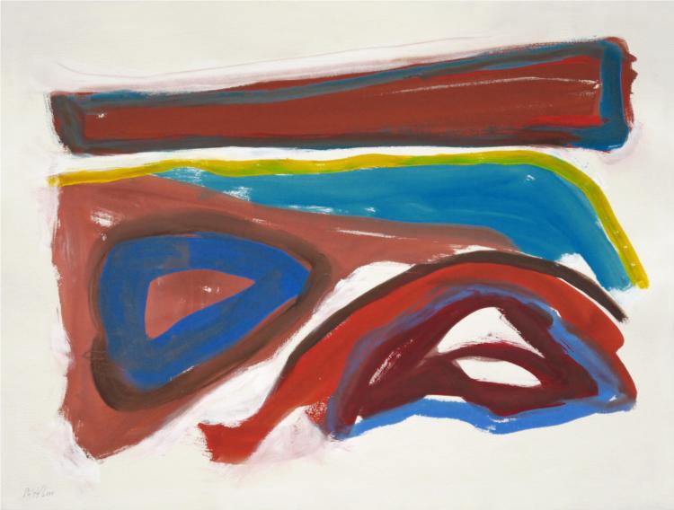 Abstract landscape No 6.135, 1996 - Fons Heijnsbroek