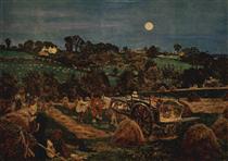 The hay harvest - Ford Madox Brown