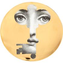 Theme & Variations Decorative Plate #47 (Face in Key) - Форнасетти