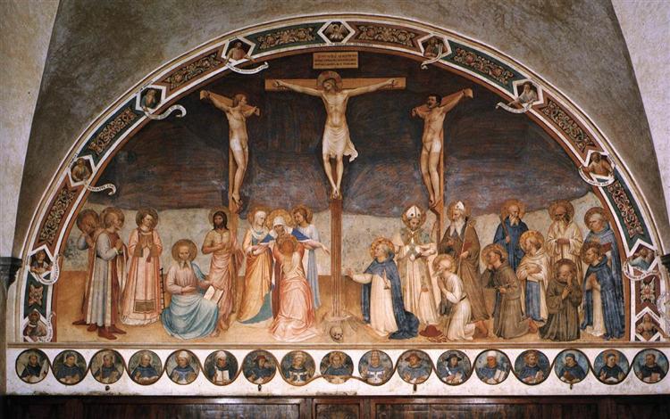 Crucifixion and Saints, 1441 - 1442 - Fra Angelico - WikiArt.org