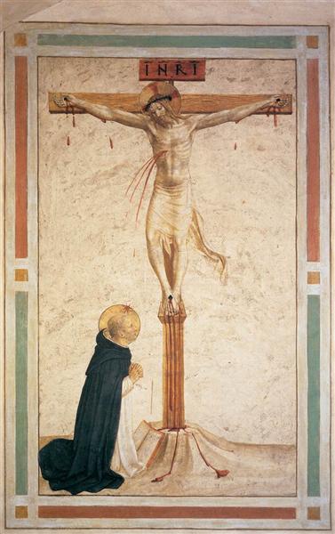 Crucifixion with St. Dominic, c.1442 - 安傑利科