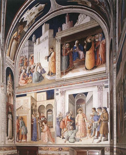 Сцены из Жития святых Лаврентия и Стефана, 1447 - 1449 - Фра Анджелико