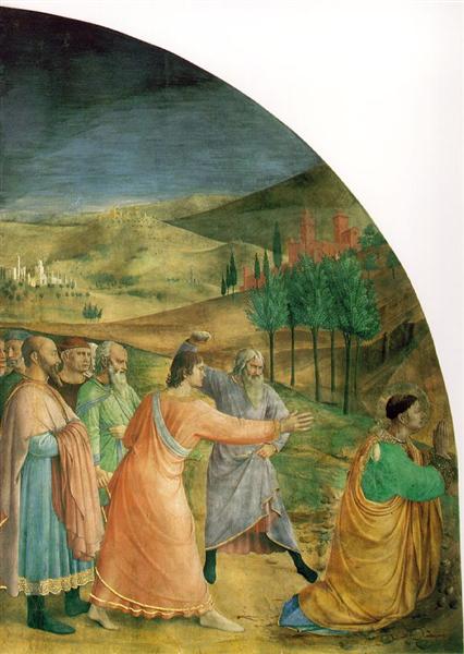 The stoning of Stephen, 1447 - 1449 - Fra Angélico