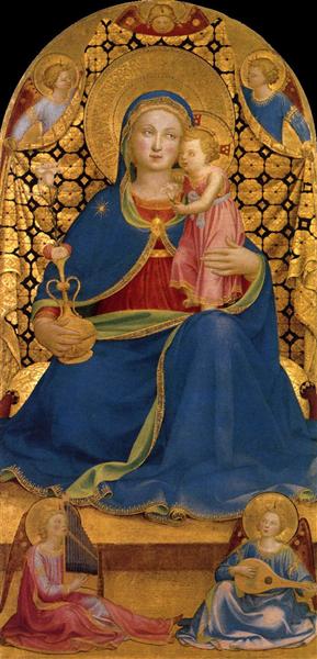 The Virgin of Humility, 1445 - Фра Анджеліко