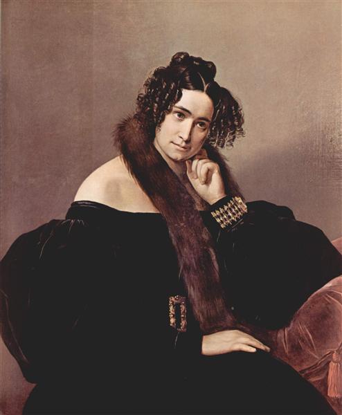 Portrait of Felicina Caglio Perego di Cremnago, 1842 - Франческо Гаєс