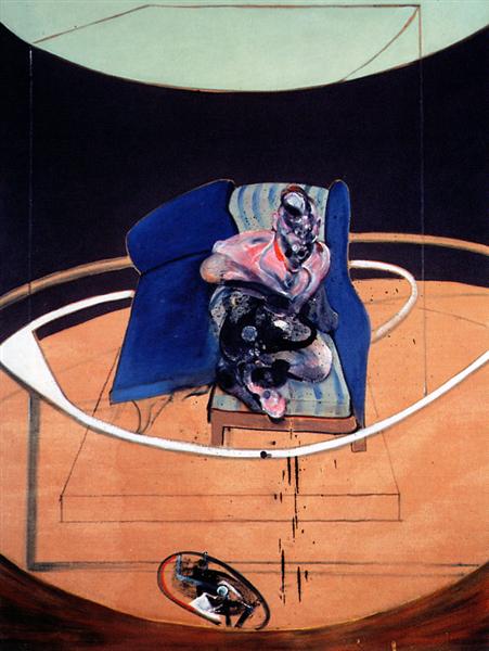 Figure on a folding bed, 1963 - Френсіс Бекон