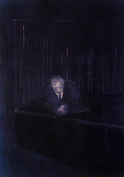 Man in Blue IV, 1954 - Френсіс Бекон