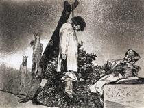 Aquí no - Francisco de Goya