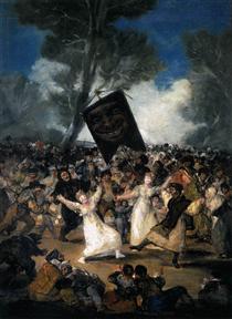 L'Enterrement de la sardine - Francisco de Goya