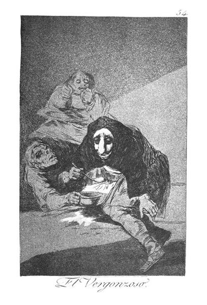 The shy man, 1799 - Francisco Goya