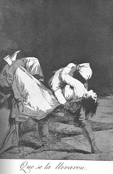 They Carried her Off, 1799 - Francisco Goya