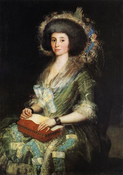 Wife of Juan Agustín Ceán Bermúdez, c.1785 - Francisco Goya