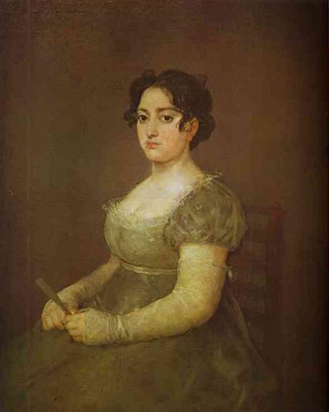 Woman with a Fan, c.1805 - Francisco Goya
