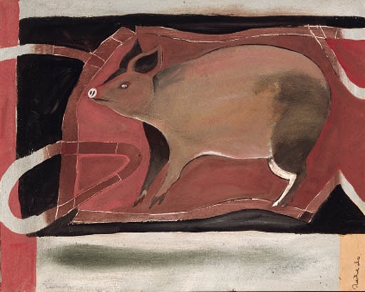 El cerdo rosado - Francisco Toledo