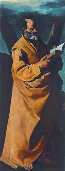 Apostle St. Andrew - Francisco de Zurbarán
