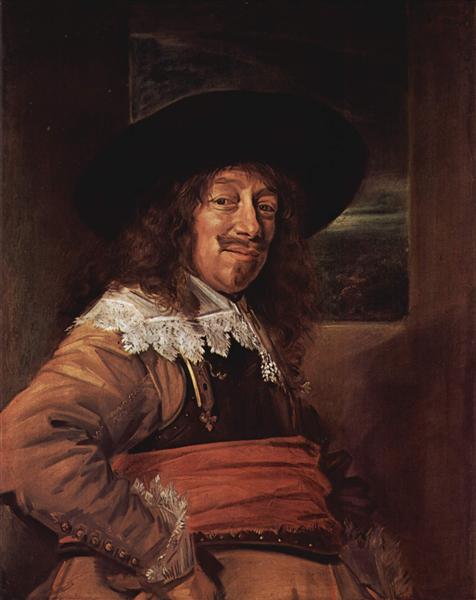 Portrait of a Member of the Haarlem Civic Guard, c.1636 - c.1638 - Франс Галс