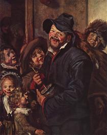 Le Joueur de rommelpot - Frans Hals