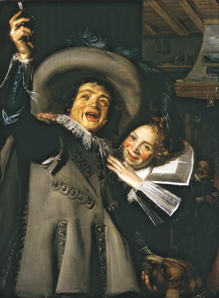 Young Man and Woman in an Inn (Yonker Ramp and His Sweetheart), 1623 - Frans Hals