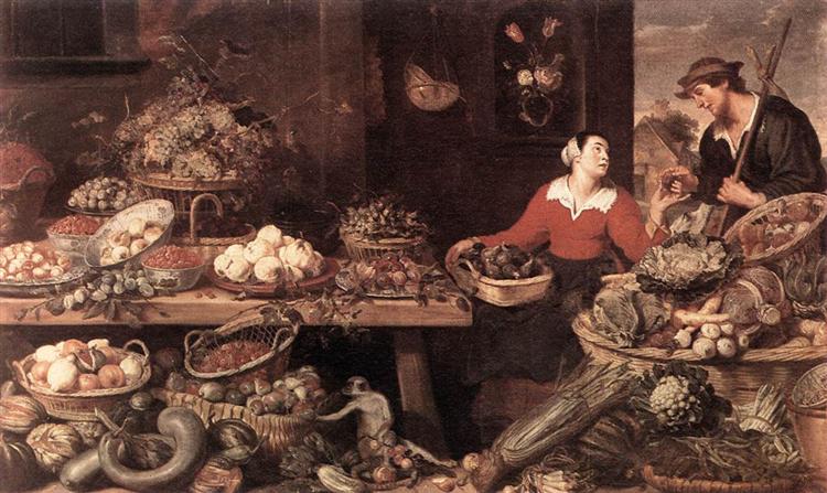 Fruit and Vegetable Market, 1618 - 1621 - Frans Snyders