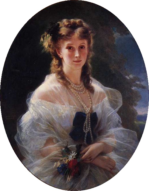 Sophie Trobetskoy, Duchess of Morny, 1863 - Franz Xaver Winterhalter ...