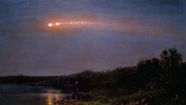 The Meteor of 1860, 1860 - 弗雷德里克·埃德溫·丘奇
