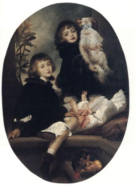 Ida, Adrian and Frederic Marryat - Frederic Leighton, 1. Baron Leighton