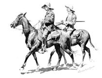 Cracker Cowboys of Florida - Frederic Remington