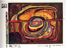 368A Eyebalance number five - Friedensreich Hundertwasser