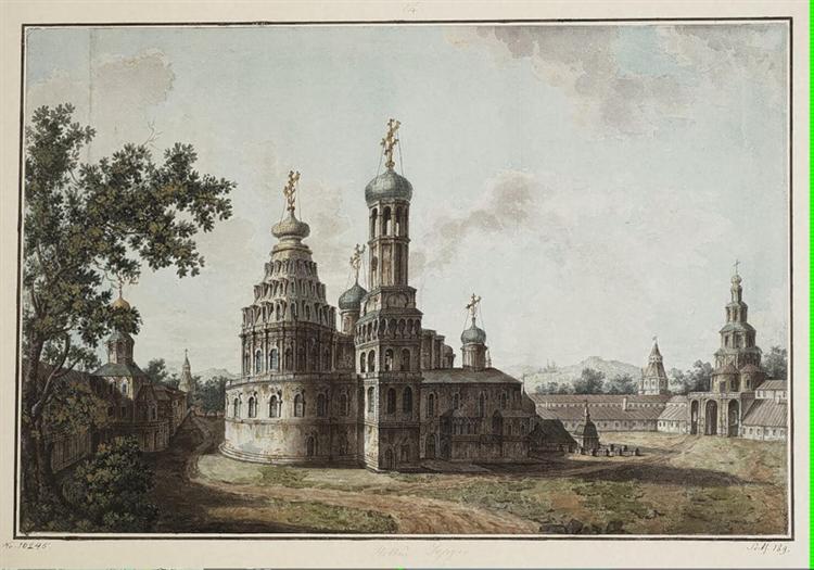 New Jerusalem Monastery, c.1805 - Fjodor Jakowlewitsch Alexejew