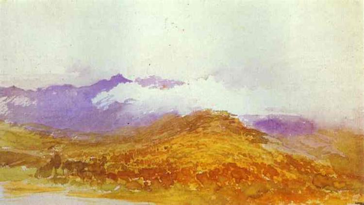 Mountains of the Crimea in Autumn - Fiodor Vassiliev
