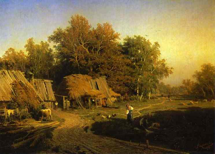 Village, 1869 - Fiódor Vassiliev